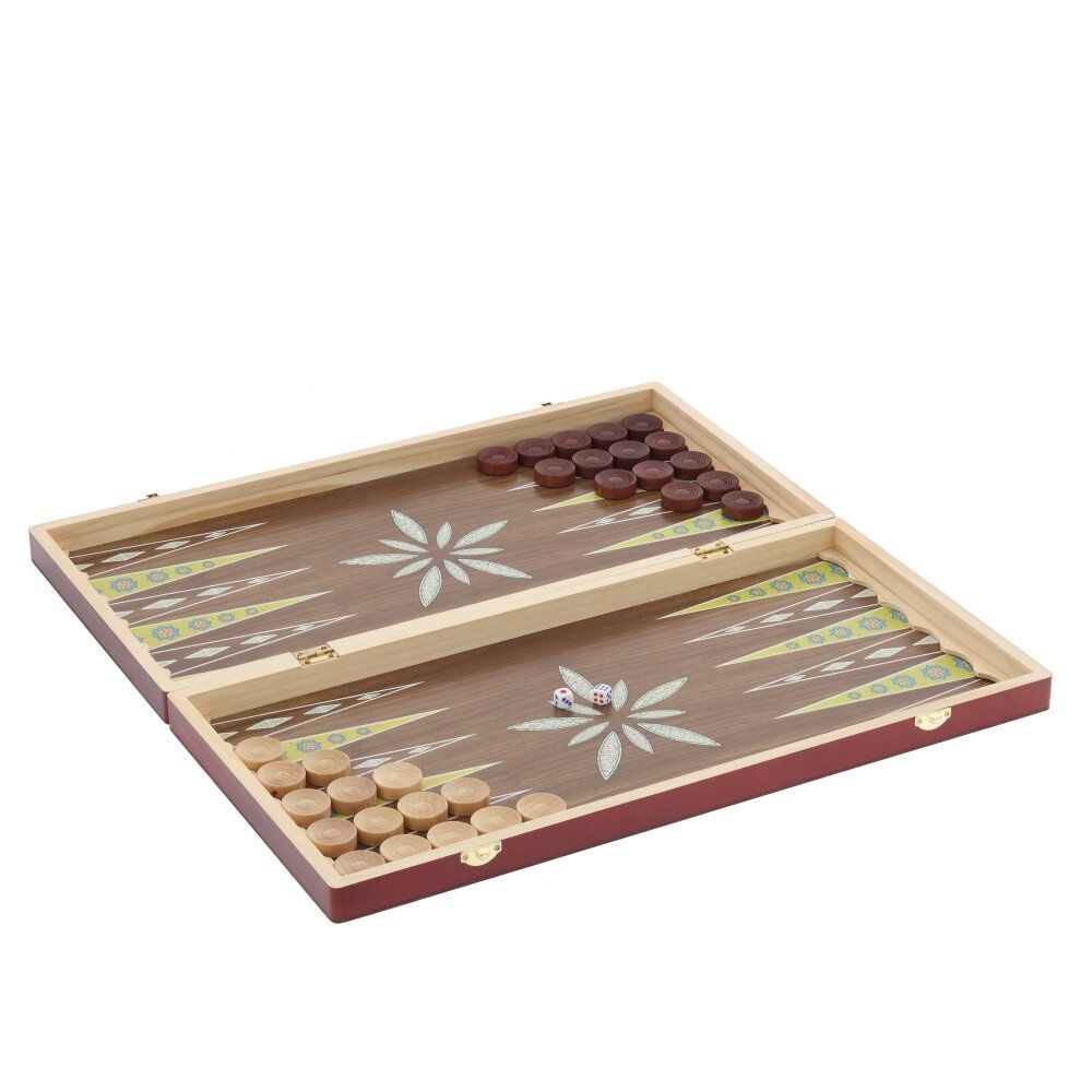 GAEM Игра настольная 3 в 1 (нарды, шахматы, шашки), L49 W24,5 H5 см