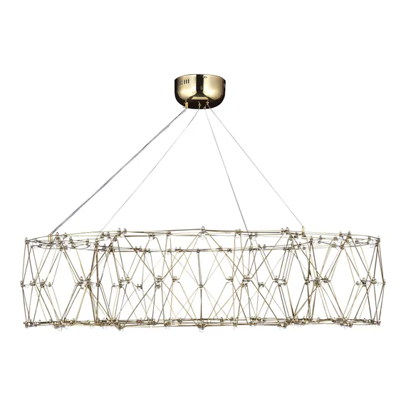 SL6602.203.72 Светильник подвесной ST-Luce Золотистый/Прозрачный LED 1*72W 4000K GRAVETTA