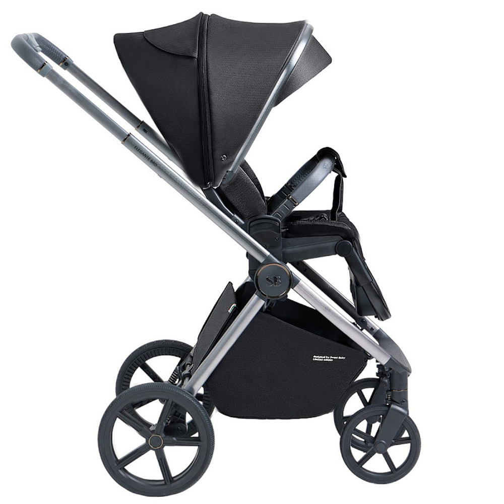 Детская коляска Sweet Baby Elegante 3 в 1 BRD Black