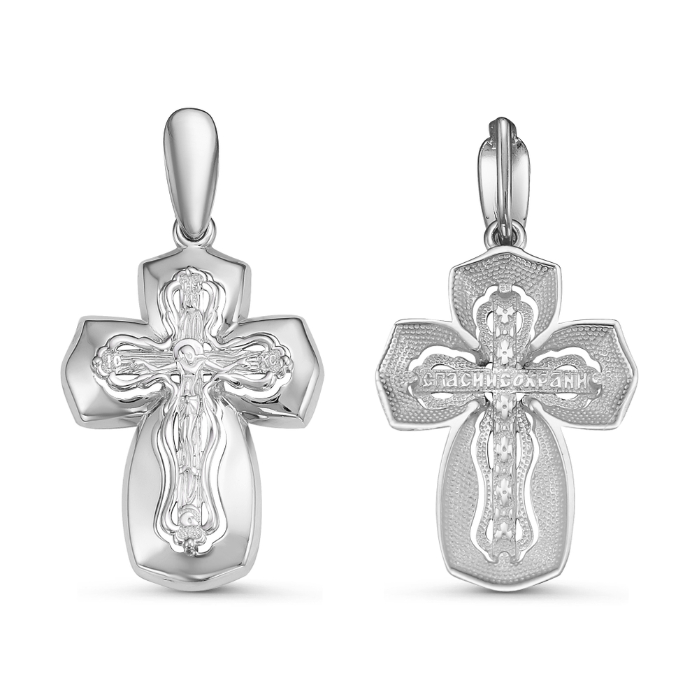 Крест из серебра 925 пробы