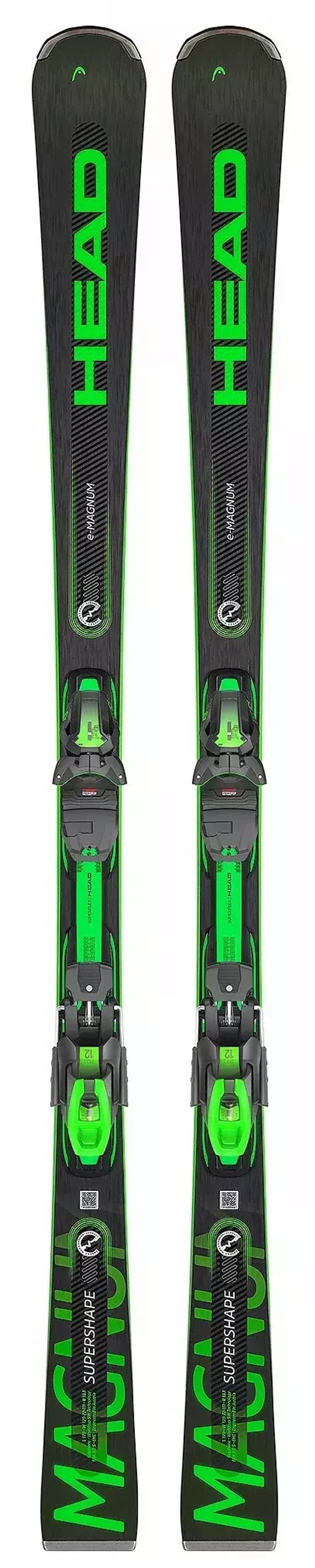 HEAD  экспертные универсалы 313303 Supershape e-Magnum SW SF-PR black-neon green 170 см + крепления  100858 PRD 12 GW BR 85 [F]