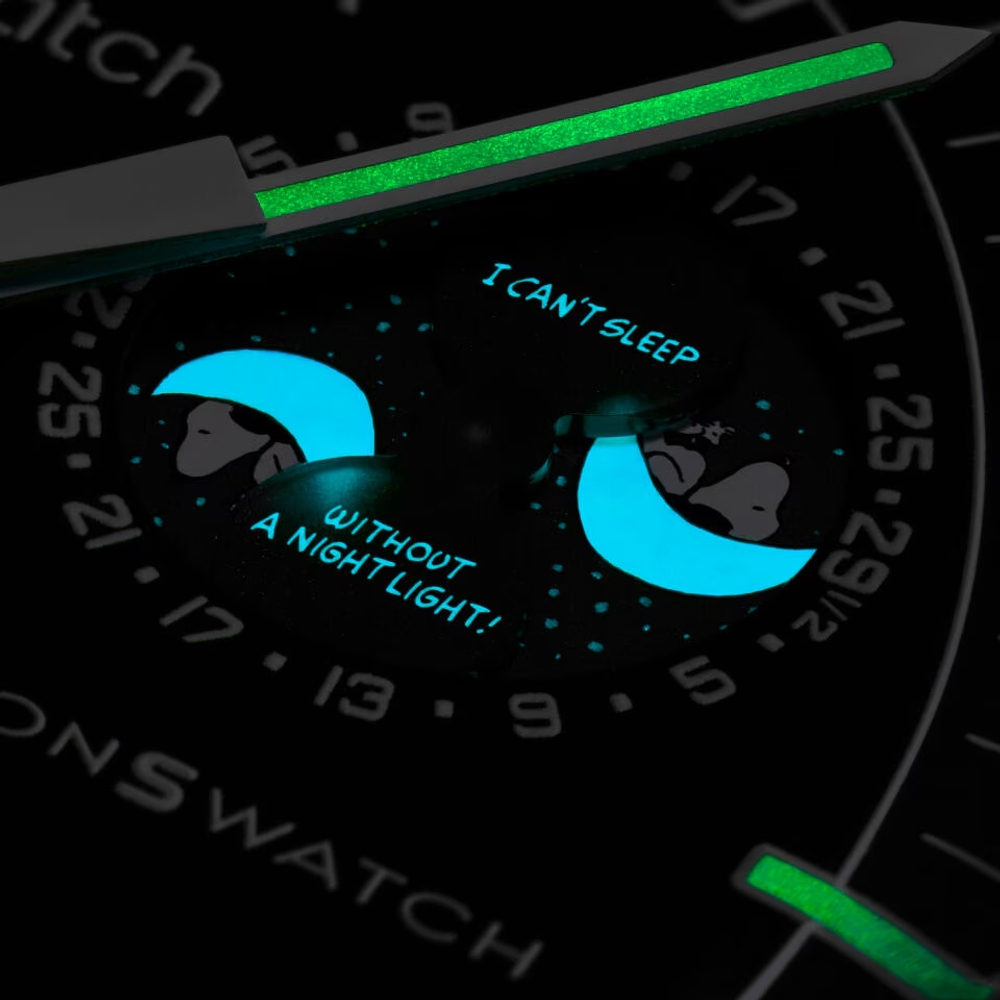 SWATCH Men 42mm Black Watch SO33B700