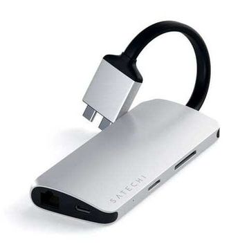 USB-хаб Satechi Type-C Dual Multimedia Adapter для Macbook