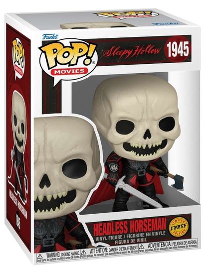 Фигурка Funko POP! Movies Sleepy Hollow Headless Horseman w/Chase (1945) 86264 / Фигурка Фанко ПОП! по мотивам фильма "Сонная Лощина", Всадник без головы (ЧЕЙЗ)
