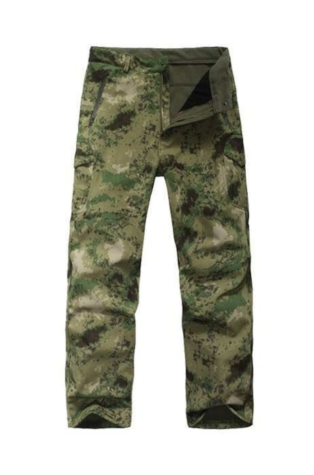 Брюки Shark Skin Soft Shell, HDT-camo FG с флисом