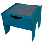 Лего-стол Кубик со съемной двусторонней крышкой и отсеком для хранения деталей