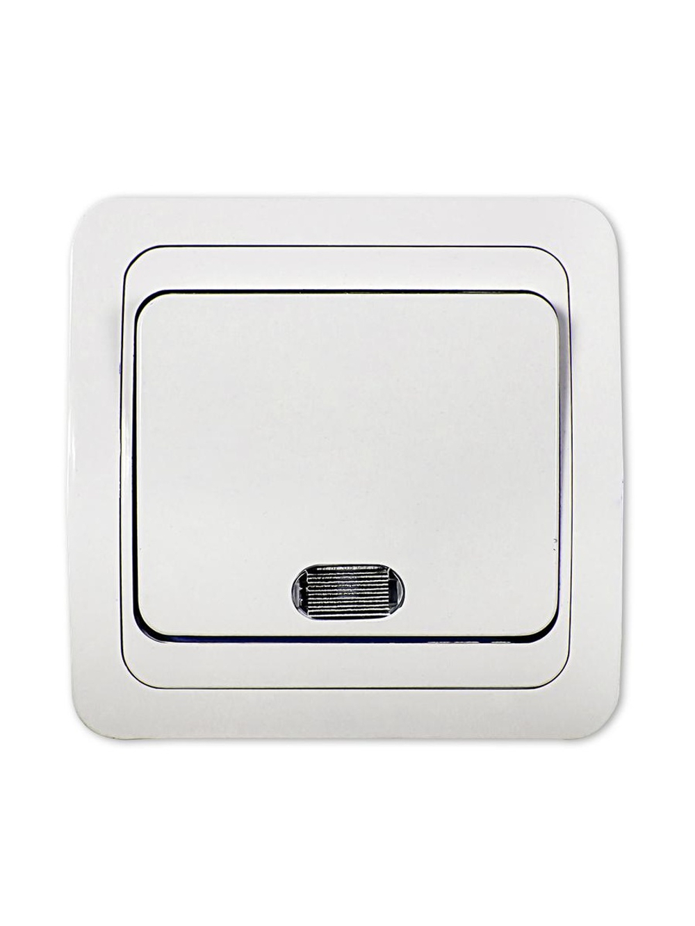 Выключатель 1-кл. СП Classico 2121 10А IP20 с подсветкой бел. ASD / IN HOME 4680005959853