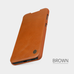 Кожаный чехол-книжка Nillkin Leather Qin для Samsung Galaxy S21