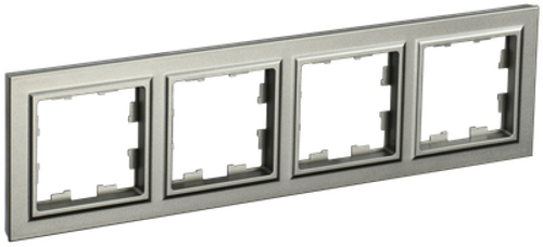 BRITE Рамка 4-местная РУ-4-БрШ шампань IEK