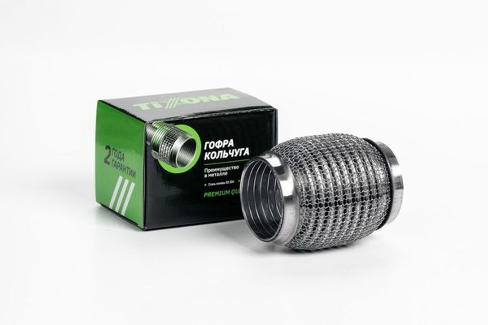 Гофра 55/100 (AISI 304 wire mesh, interlock) P55100WM