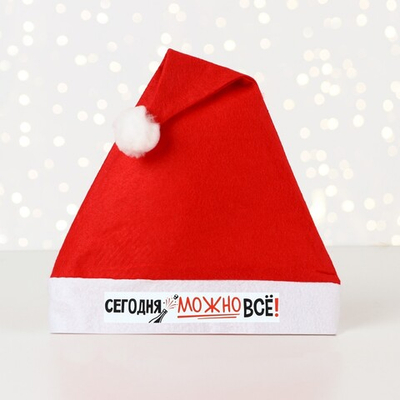 Колпак новогодний Новый год: Сегодня можно всё!