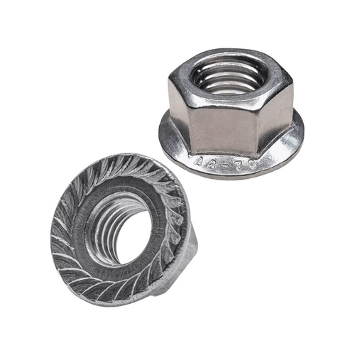 Гайка с фланцем нержавеющая АКВАКРЕП М6 DIN 6923 А2, 10 шт