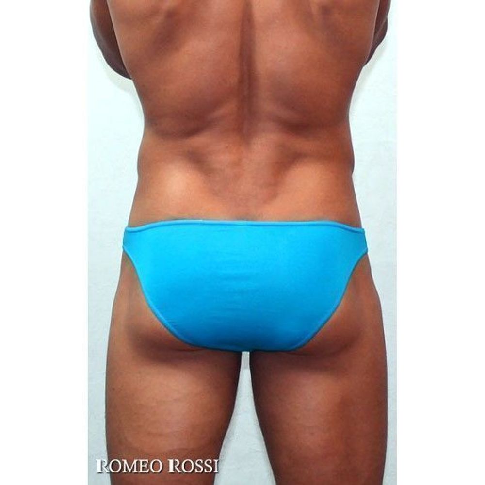 Мужские трусы брифы классические бирюзовые Romeo Rossi Dream Brief RR2005-10