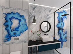 Панель ПВХ фотопечать 3D Panda Агат 2700х250 мм