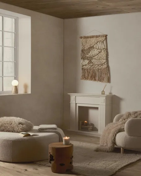 Журнальный столик/табурет Tropicana из массива тика