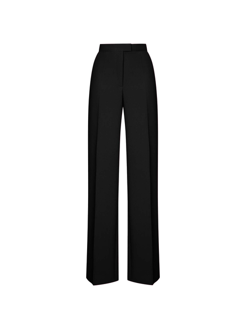 Брюки прямого кроя из крепа