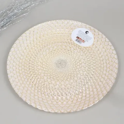 Тарелка 28см «Золотое кружево»