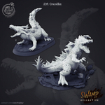 Крокодил монстр 1шт миниатюра для dnd, днд, pathfinder, фентези, Настольная игра, НРИ, Варгейм, РПГ