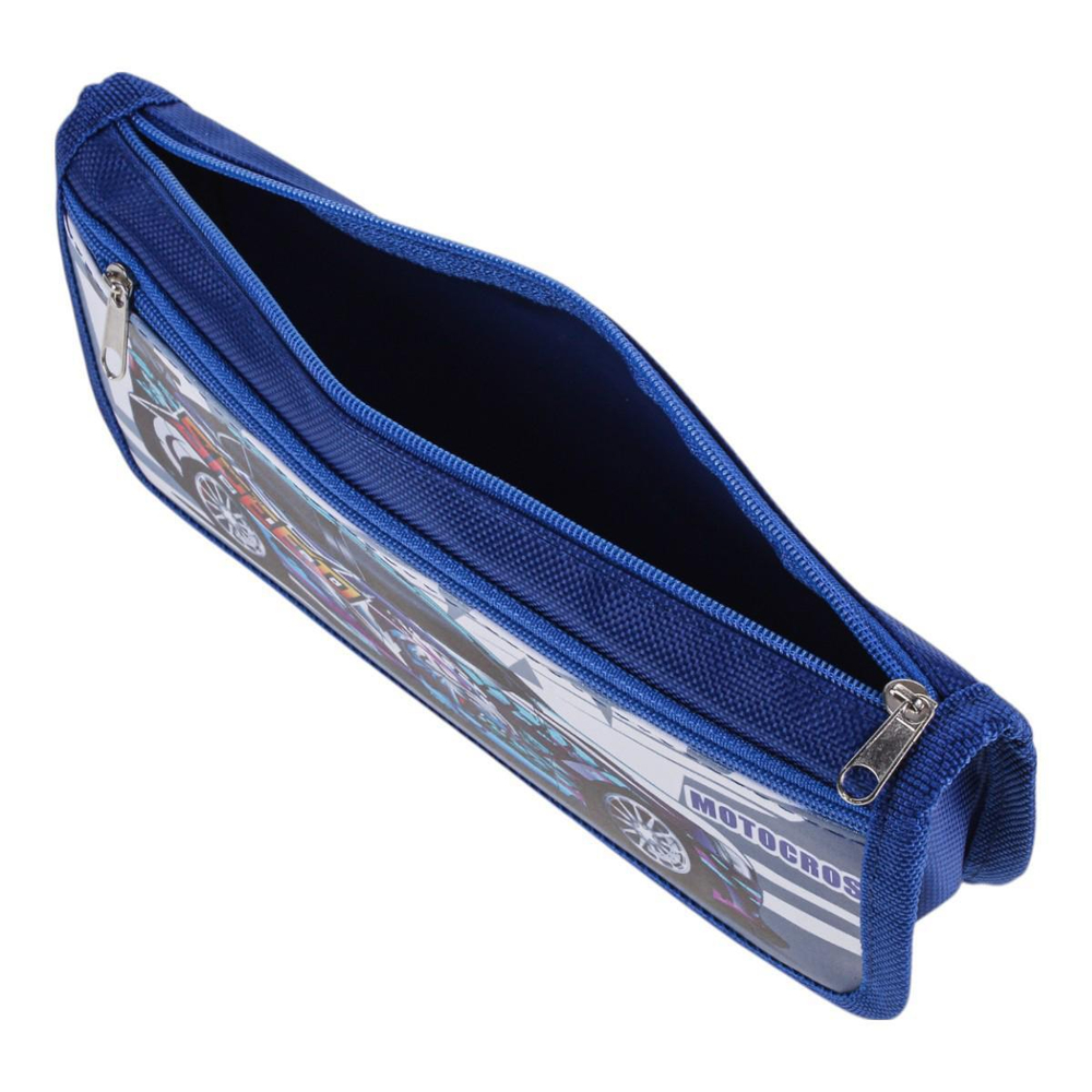 Пенал мягкий 2 отделения "Auto" 3 цвета микс