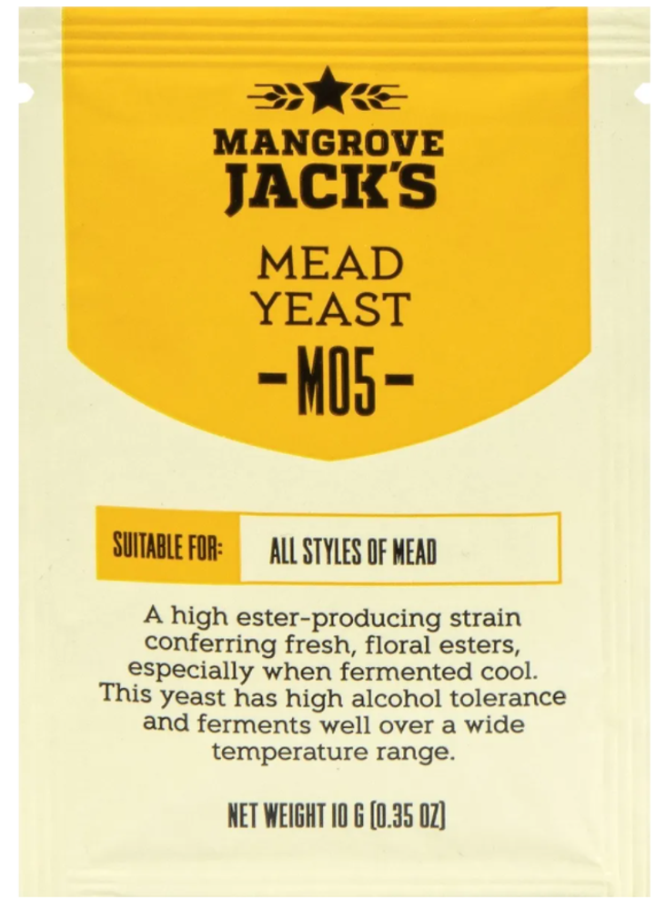 Дрожжи для медовухи Mangrove Jack&#39;s &quot;Mead M05&quot;, 10г
