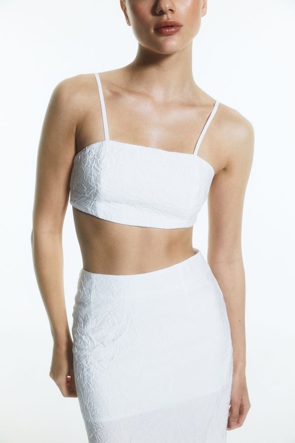 Костюм топ и юбка айвори