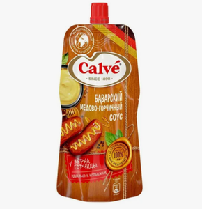 СОУС KDV CALVE МЕДОВО-ГОРЧИЧНЫЙ 230ГР