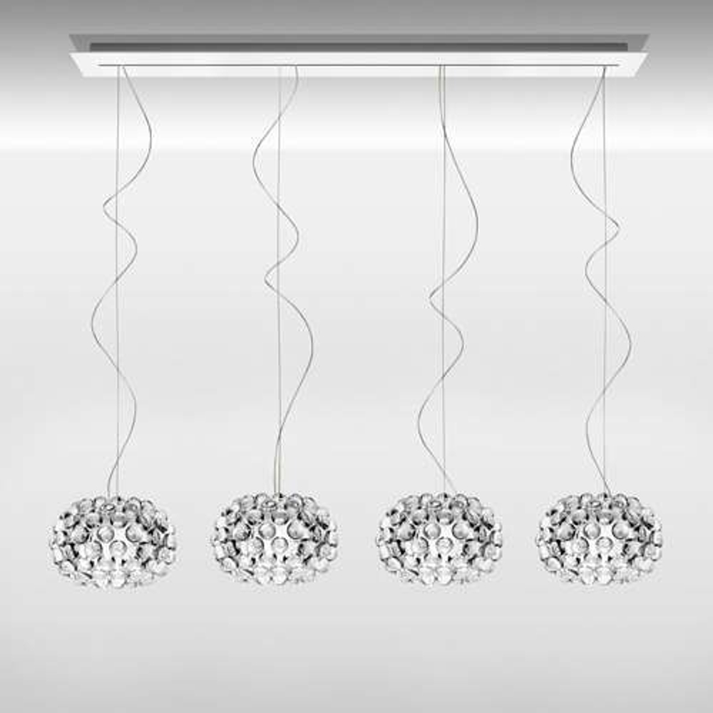 Pendant design lamp  CABOCHE piccola by Foscarini (Clear)