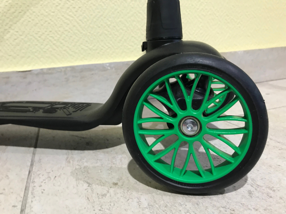 Самокат трехколесный кикборд Дерзкий Стайл Classic зеленый до 50 кг С-003-0-19/85-l