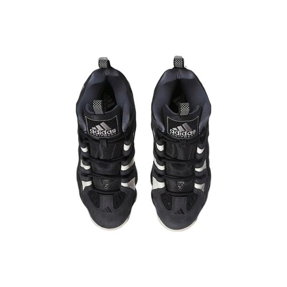 Adidas Crazy 8 Винтажные баскетбольные кроссовки СРЕДНЕГО размера Черно-белая панда Юнисекс