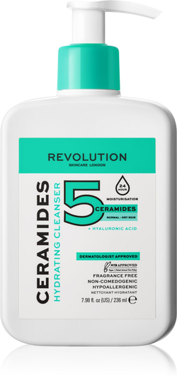 Revolution Skincare Ceramides - нежный очищающий крем с керамидами /   236  ml  / GTIN 5057566421331