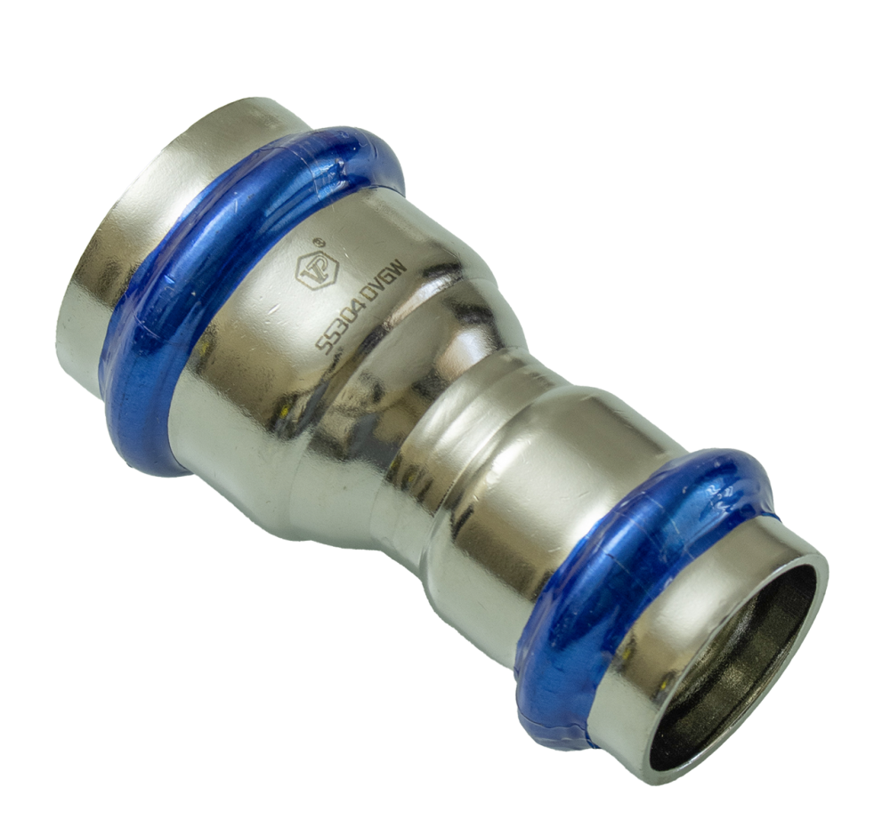 НЕРЖ Муфта переходная 22*15  "VER-PRO"  (80/10шт)