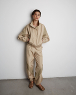 Брюки из шелка Эрменеджильдо Дзенья бежевый/хаки