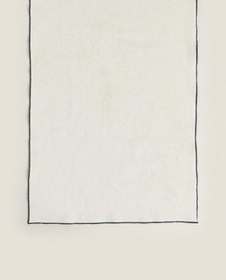 Zara Home Полотенце для лица и рук из хлопка, чёрный · 4596/013