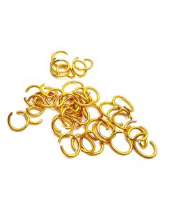 Zoo nail Пирсинг для дизайна ногтей Колечки Золото, 1гр