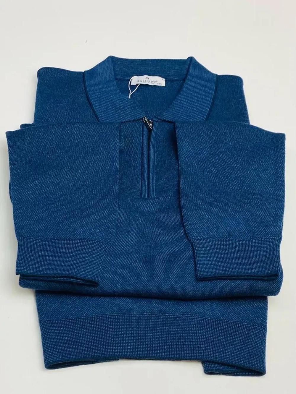 Лонгслив поло большие размеры с воротником