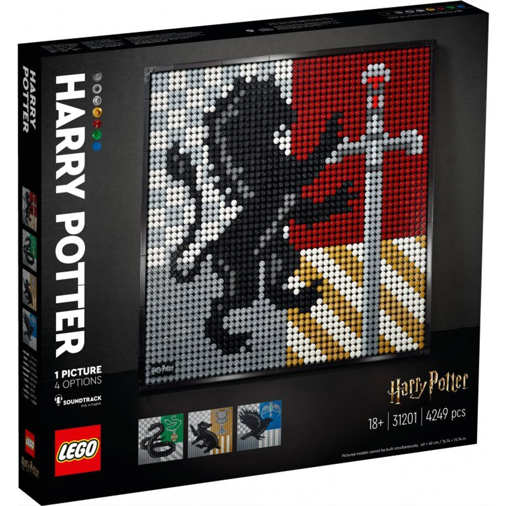 LEGO ART - Герб Гарри Поттера Хогвартса 31201