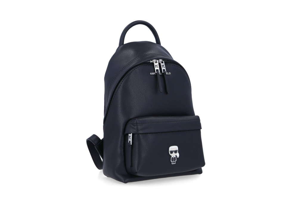 кожаный рюкзак ikonik Karl Lagerfeld - черный(205W3090)