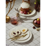 Набор из двух тарелок белого цвета из коллекции edge, 21 см