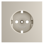 Накладка для розетки с заземлением, (кашемир) Voltum S70 VLS000603
