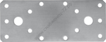 ЗУБР НКП-2.0 140х55х2 мм, нержавеющая крепежная пластина, Профессионал (310636-140)