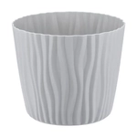 Кашпо ВОЛНА D160мм 2л с вкладышем Серый (комплект 12 шт)