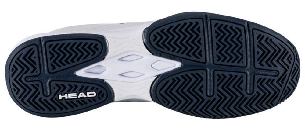 Мужские кроссовки теннисные Head Revolt Court - white/blueberry