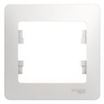 Schneider Electric Glossa Белый Рамка 1-местная IP20 скрытая установка GSL000101