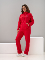 Костюм с брюками КБф-055О/красный-п