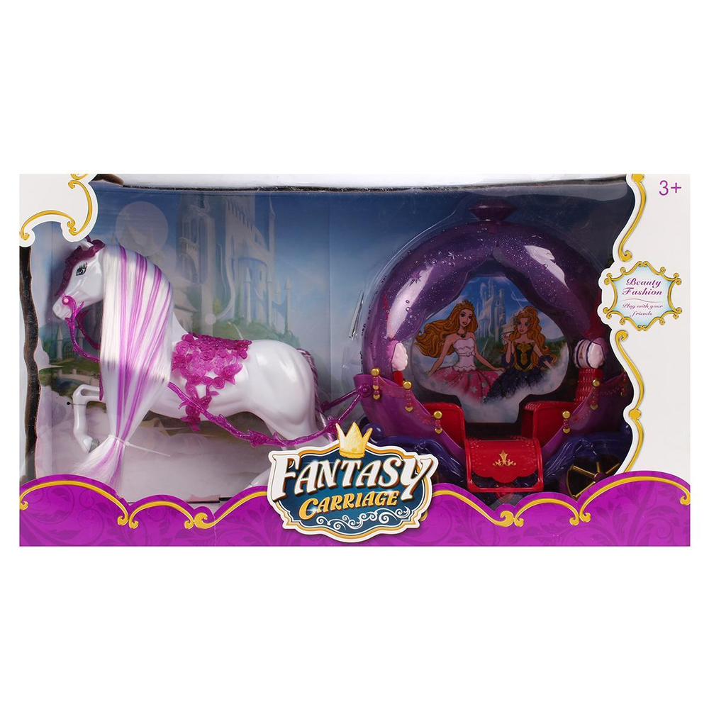 Набор Лошадь с каретой коробка 317B