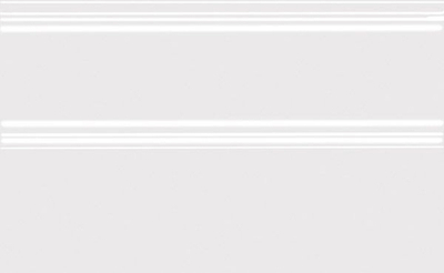 Плинтус Фару белый матовый обрезной (FMB030R)
