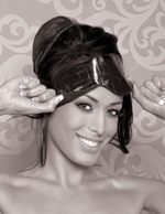 Кожаная маска на глаза Love Mask (Цвет: черный)