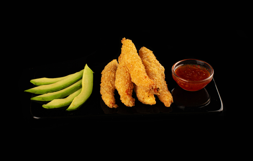 Креветки Панко с Авокадо