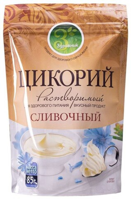 Цикорий растворимый Сливочный, Здравник 85 гр.