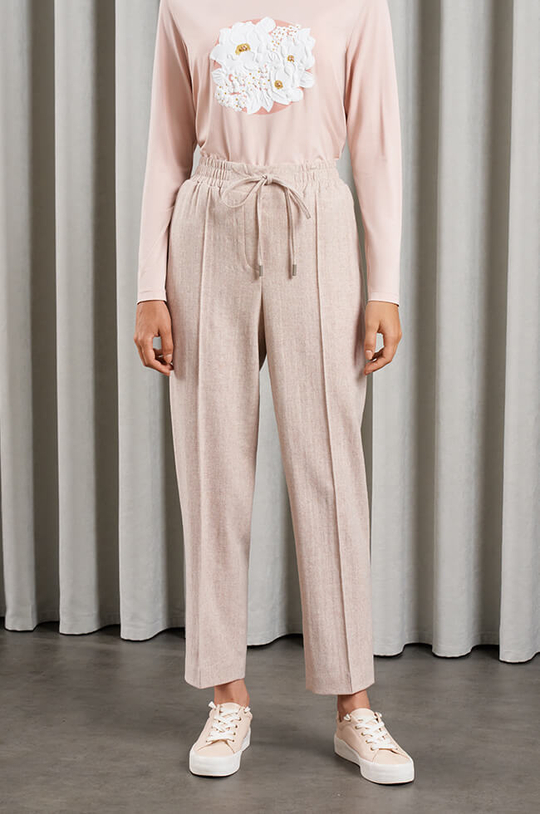 31020 Брюки женские (бежевый меланж)